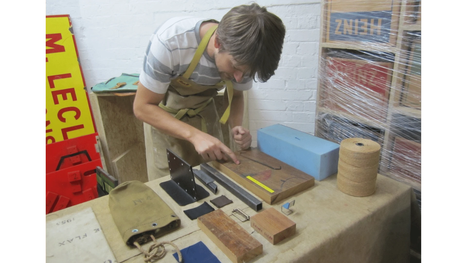 Furniture maker Rupert Blanchard