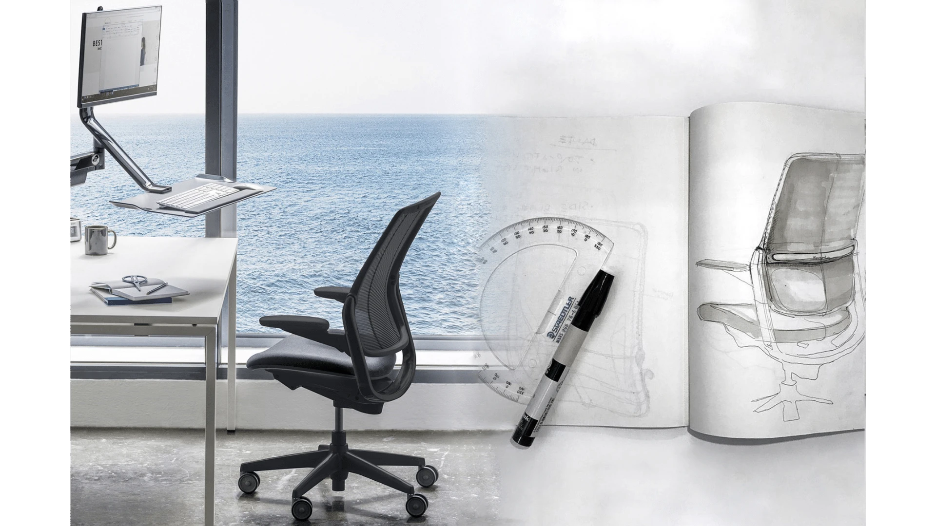 Humanscale recycled ocean chair